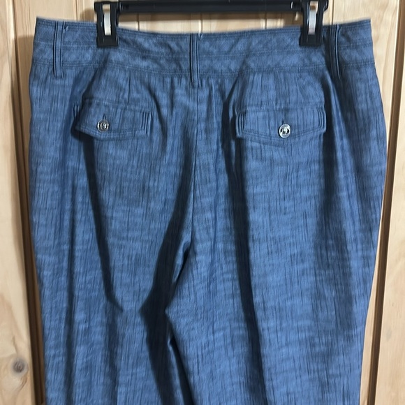 Larry Levine Stretched Stylish Blue Pants - Picture 4 of 4